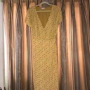 Short Sleeve Wrap Sundress